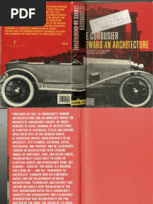Toward An Architecture Le Corbusier