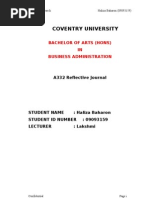 Download Bachelor Reflective Journal by duchessliz SN44908554 doc pdf