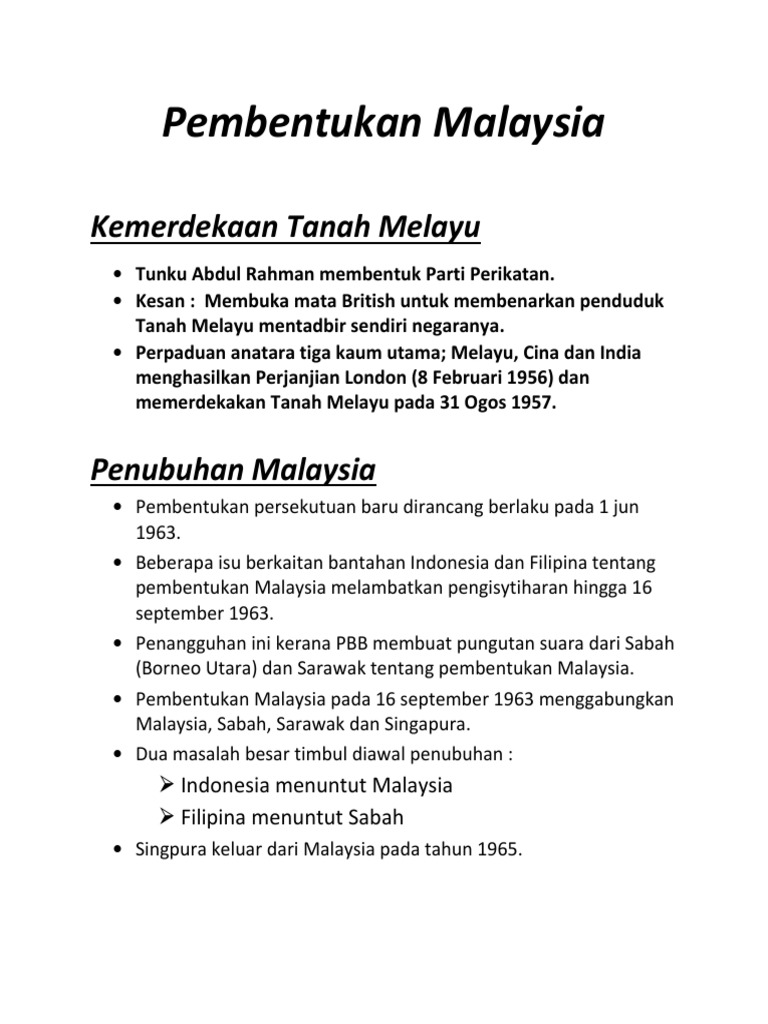 Pembentukan Malaysia Pdf