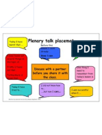 Plenary Talk Placemat