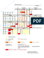 Calendarização de Actividades e Momentos de Avaliação