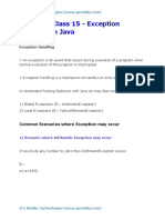 Selenium-Class-15-Exception-Handling-in-Java