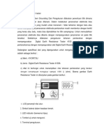 PRINSIP KERJA EARTH TESTER