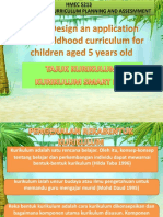 Design An Applicable Early Childhood Curriculum For Children