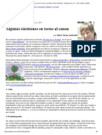 Algunas Cuestiones en Torno Al Canon, Por María Teresa Andruetto - Imaginaria No. 217 - 10 de Octubre de 2007