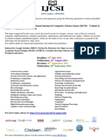 CALL FOR PAPERS - Journal Publications - September 2011