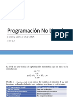 PNL - Programacion Convexa