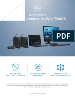 Wyse ThinOS Executive Summary and Data Sheet