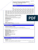 Ficha de Segurança Produto Químico