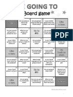 Be Going To Board Game PDF