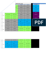 Horario Coban Viernes