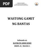 Gamit NG Mga Bantas | PDF