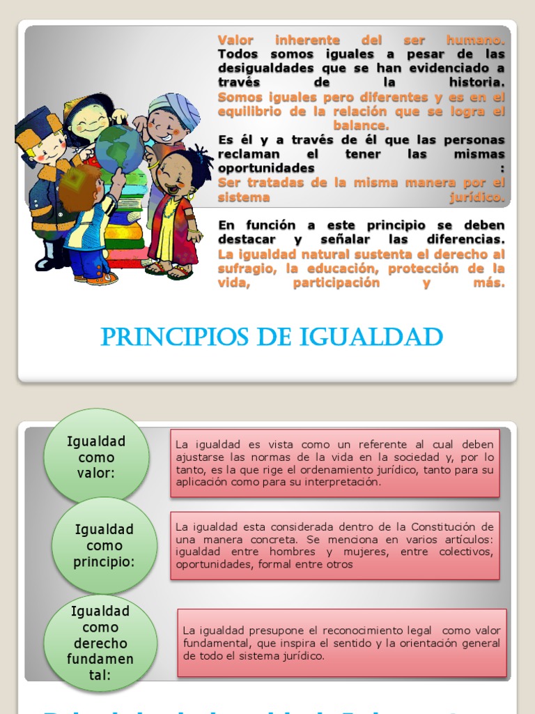 Principios de Igualdad y Derechos Humanos | PDF | Ciencias sociales