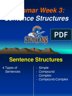 Grammar - Sentence Structures