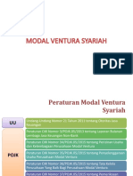 Peraturan dan Karakteristik Modal Ventura Syariah