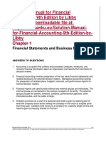 Solution Manual For Financial Accounting 9th Edition by Libby PDF