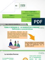 TEMA 4 5 y 6 Narración y Narrativa Forense