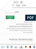 Anticoncepción Hormonal GPC PDF