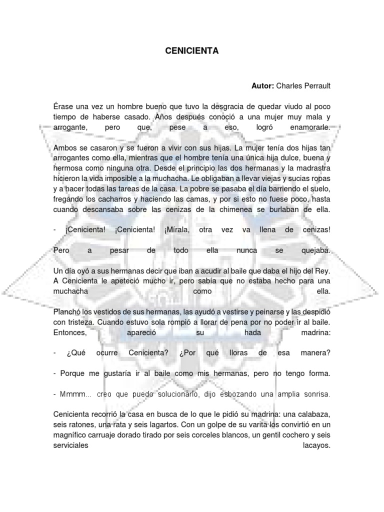 Anexo 15. Cenicienta | PDF