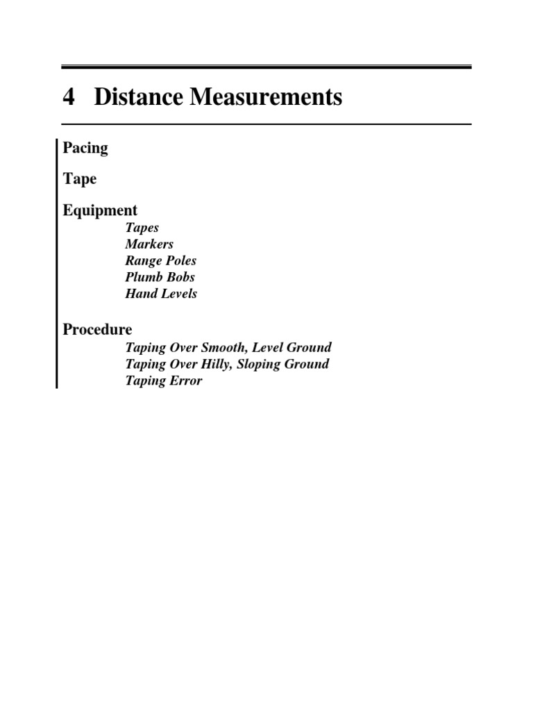 Proced1chapter4 PDF | PDF | Surveying | Accuracy And Precision