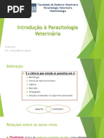 Introdução À Parasitologia Veterinária - 2018
