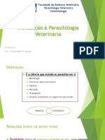 Introdução À Parasitologia Veterinária - 2018