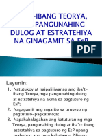 Mga Pangunahing Dulog at Estratehiya Na Ginagamit Sa