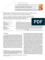 Highly Stable and Sensitive Humidity Sen PDF