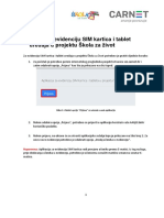 Upute Za Evidenciju SIM Kartica PDF