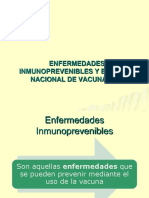 ENFERMEDADES INMUNOPREVENIBLES Y ESQUEMA NACIONAL DE VACUNACION APLICADAS en El Salvador