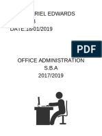 Office Admin SBA CXC