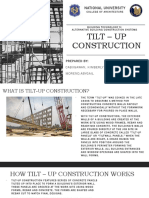 TILT – UP CONSTRUCTION