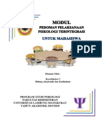 Modul Mahasiswa Psikologi Terintegrasi 2019