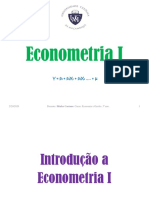 Aula 1 Econometria 1 PDF