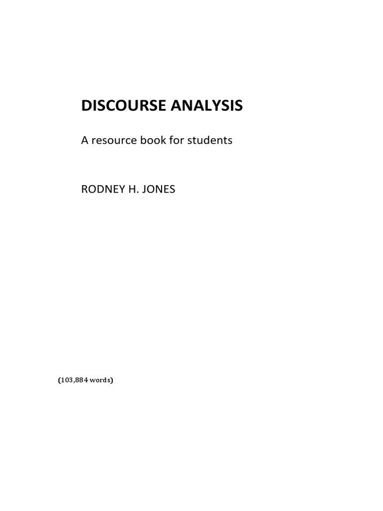 Discourse intelligence overview