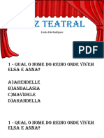 Quiz Teatral infantil