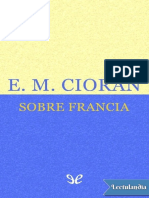 Sobre Francia - E M Cioran PDF