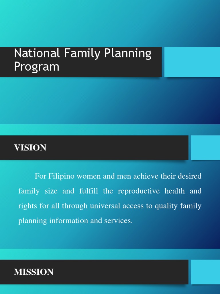 National Family Planning Program PDF