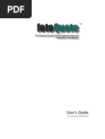 FotoQuote Pro Manual