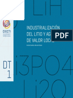 DT1 Indsutrialización Del Litio y Agregado de Valor Local