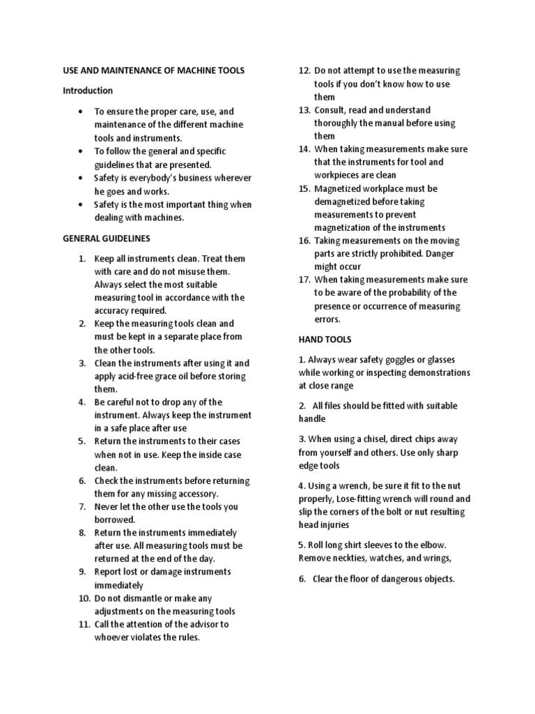 Machine Tools: Use and Maintenance Guide | PDF | Grinding (Abrasive ...