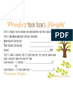 Height Predictor Tool PDF
