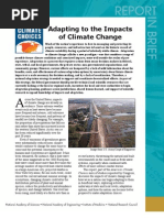 Download Adapting to the Impacts of Climate Change Report in Brief by National Academies of Science Engineering and Medicine SN44922870 doc pdf
