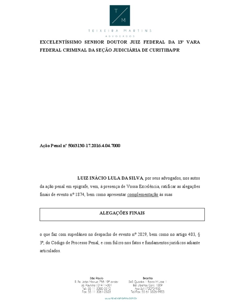 Aras se diz favorável a quebra de sigilos de Filipe Martins