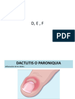 Guía médica de términos D-E