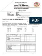 OJT Evaluation Form