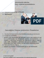 Motivación y comunicación en la empresa constructora