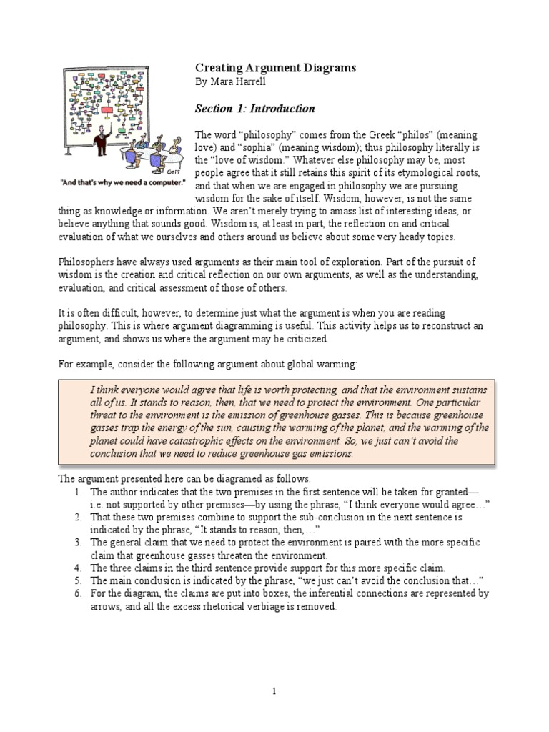 Argument Diagramming for Philosophy | PDF | Miranda Warning | Argument