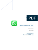 WhatsApp Music Stream