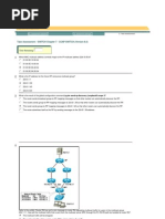 Assessment System: Take Assessment - SWITCH Chapter 7 - CCNP SWITCH (Version 6.0)